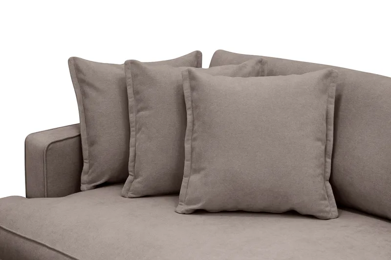 Rossita Lyx 4-sits Extra djup Tygsoffa - Brun - Möbler - Vardagsrum - Soffor - 4-sits soffor