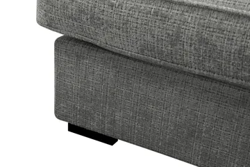 Rossita Lyx 4-sits Högervänd L-formad Extra Djup Schäslongsoffa i Chenille - Grå Chenille - Möbler - Vardagsrum - Soffor - Divansoffa & schäslong