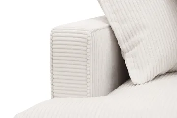 Rossita Lyx 4-sits Högervänd L-formad Extra Djup Schäslongsoffa i Manchester - Offwhite - Möbler - Vardagsrum - Soffor - Divansoffa & schäslong