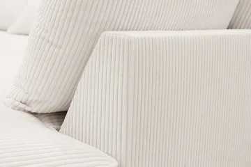 Rossita Lyx 4-sits Högervänd L-formad Extra Djup Schäslongsoffa i Manchester - Offwhite - Möbler - Vardagsrum - Soffor - Divansoffa & schäslong