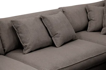 Rossita Lyx 4-sits Högervänd L-formad Extra Djup Schäslongsoffa i Manchester - Taupe - Möbler - Vardagsrum - Soffor - Divansoffa & schäslong