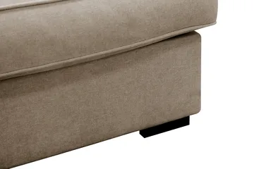 Rossita Lyx 4-sits Högervänd L-formad Extra Djup Schäslongsoffa i Tyg - Brun Tyg - Möbler - Vardagsrum - Soffor - Divansoffa & schäslong