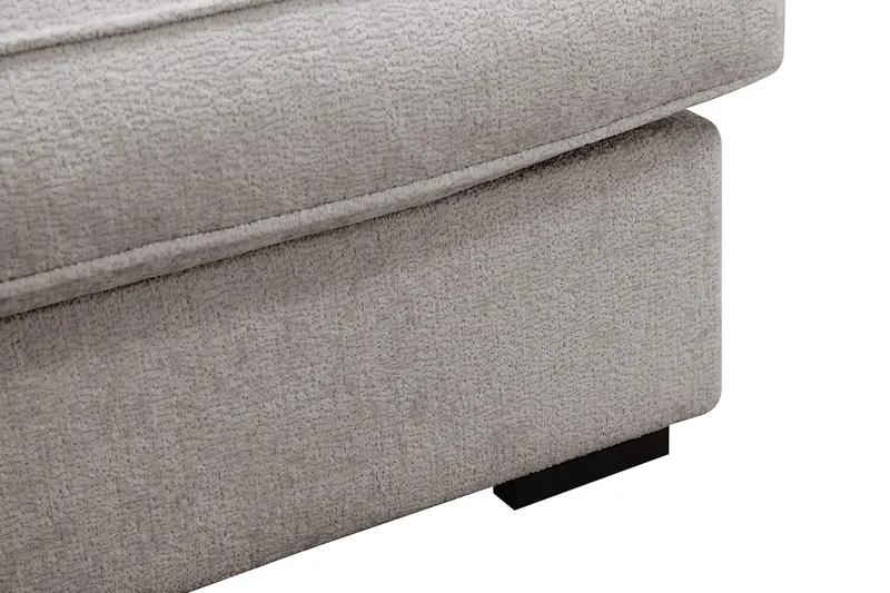 Rossita Lyx 4-sits Vänstervänd L-formad Extra Djup Schäslongsoffa i Chenille - Grå/Brun Chenille - Möbler - Vardagsrum - Soffor - Divansoffa & schäslong