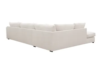 Rossita Lyx 4-sits Vänstervänd L-formad Extra Djup Schäslongsoffa i Manchester - Offwhite - Möbler - Vardagsrum - Soffor - Divansoffa & schäslong