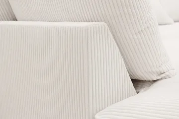 Rossita Lyx 4-sits Vänstervänd L-formad Extra Djup Schäslongsoffa i Manchester - Offwhite - Möbler - Vardagsrum - Soffor - Divansoffa & schäslong