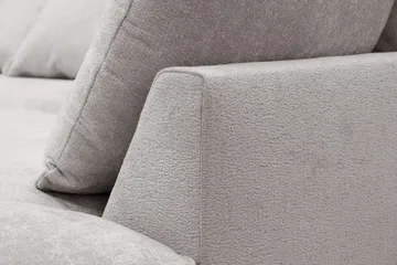 Rossita Lyx 5-sits Högervänd U-formad Extra djup Soffa med Divan och Schäslong i Chenille - Grå/Brun - Möbler - Vardagsrum - Soffor - U-soffor