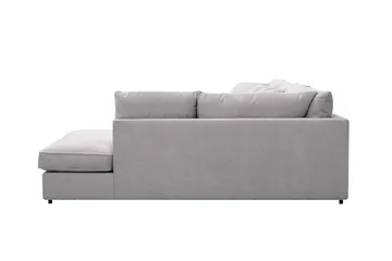 Rossita Lyx 5-sits Högervänd U-formad Extra djup Soffa med Divan och Schäslong i Chenille - Trenza 03, Grå Chenille - Möbler - Vardagsrum - Soffor - U-soffor