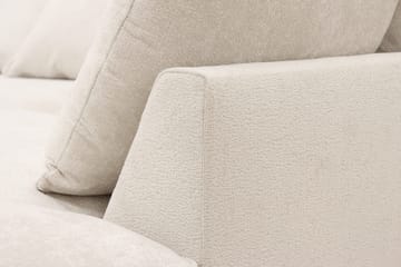 Rossita Lyx 5-sits Högervänd U-formad Extra djup Soffa med Divan och Schäslong i Chenille - Trenza 06, Beige Chenille - Möbler - Vardagsrum - Soffor - U-soffor