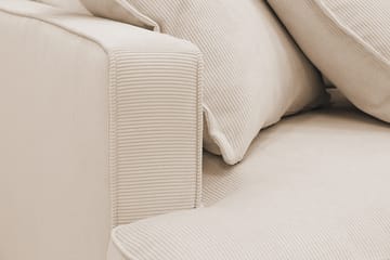 Rossita Lyx 5-sits Högervänd U-formad Extra djup Soffa med Divan och Schäslong i Manchester - Beige - Möbler - Vardagsrum - Soffor - U-soffor