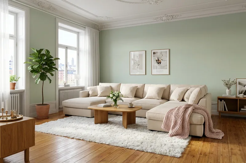 Rossita Lyx 5-sits Högervänd U-formad Extra djup Soffa med Divan och Schäslong i Manchester - Beige - Möbler - Vardagsrum - Soffor - U-soffor