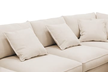 Rossita Lyx 5-sits Högervänd U-formad Extra djup Soffa med Divan och Schäslong i Manchester - Beige - Möbler - Vardagsrum - Soffor - U-soffor