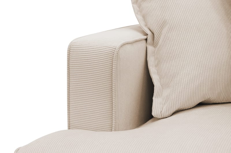 Rossita Lyx 5-sits Högervänd U-formad Extra djup Soffa med Divan och Schäslong i Manchester - Beige - Möbler - Vardagsrum - Soffor - U-soffor