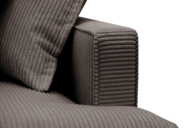 Rossita Lyx 5-sits Högervänd U-formad Extra djup Soffa med Divan och Schäslong i Manchester - Brun - Möbler - Vardagsrum - Soffor - U-soffor