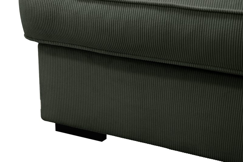 Rossita Lyx 5-sits Högervänd U-formad Extra djup Soffa med Divan och Schäslong i Manchester - Mörkgrön - Möbler - Vardagsrum - Soffor - U-soffor
