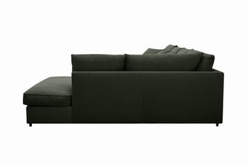 Rossita Lyx 5-sits Högervänd U-formad Extra djup Soffa med Divan och Schäslong i Manchester - Mörkgrön - Möbler - Vardagsrum - Soffor - U-soffor