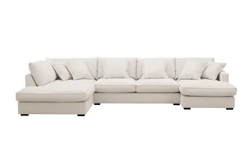 Rossita Lyx 5-sits Högervänd U-formad Extra djup Soffa med Divan och Schäslong i Manchester