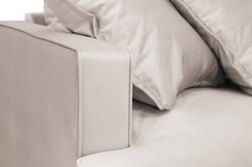 Rossita Lyx 5-sits Högervänd U-formad Extra djup Soffa med Divan och Schäslong i Sammet - Beige - Möbler - Vardagsrum - Soffor - Sammetssoffor