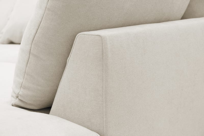 Rossita Lyx 5-sits Högervänd U-formad Extra djup Soffa med Divan och Schäslong i Tyg - Beige - Möbler - Vardagsrum - Soffor - U-soffor
