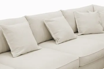 Rossita Lyx 5-sits Högervänd U-formad Extra djup Soffa med Divan och Schäslong i Tyg - Beige - Möbler - Vardagsrum - Soffor - U-soffor