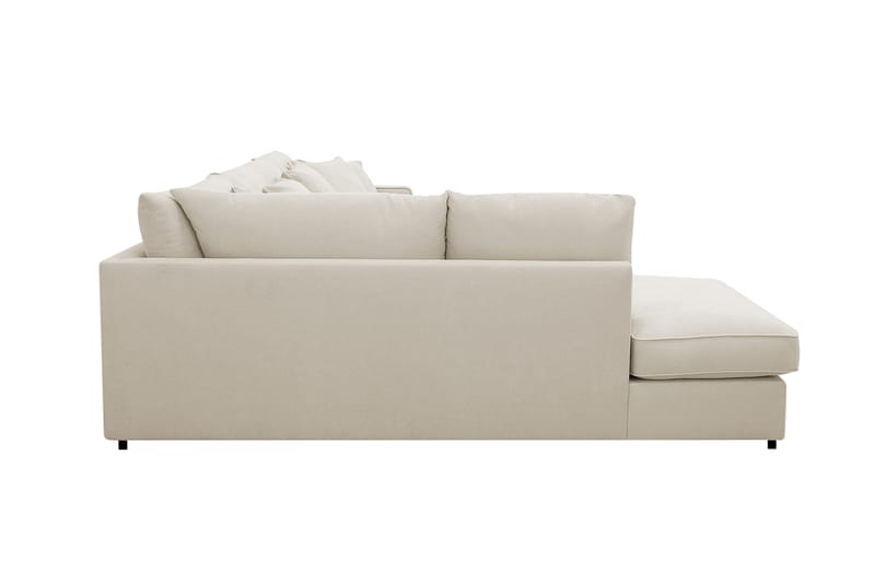 Rossita Lyx 5-sits Högervänd U-formad Extra djup Soffa med Divan och Schäslong i Tyg - Beige - Möbler - Vardagsrum - Soffor - U-soffor
