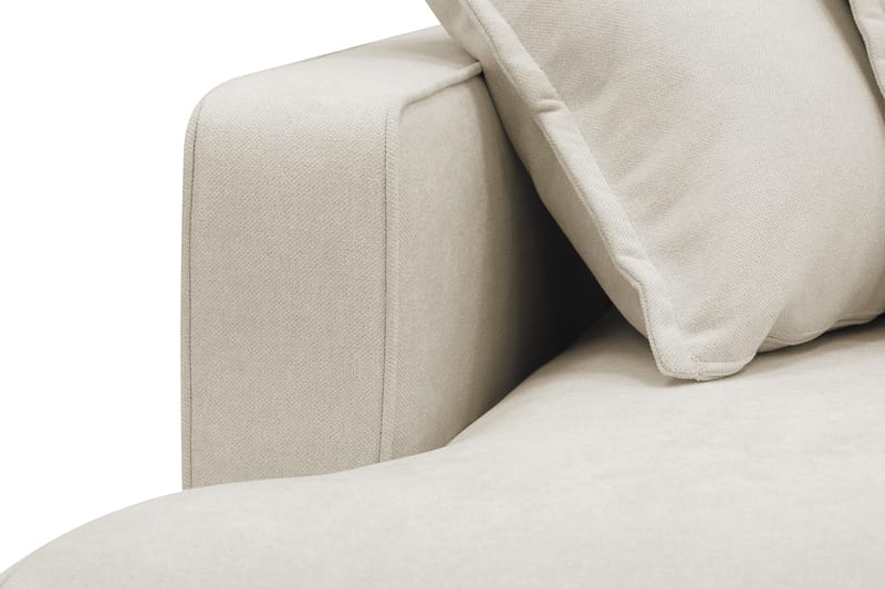 Rossita Lyx 5-sits Högervänd U-formad Extra djup Soffa med Divan och Schäslong i Tyg - Beige - Möbler - Vardagsrum - Soffor - U-soffor