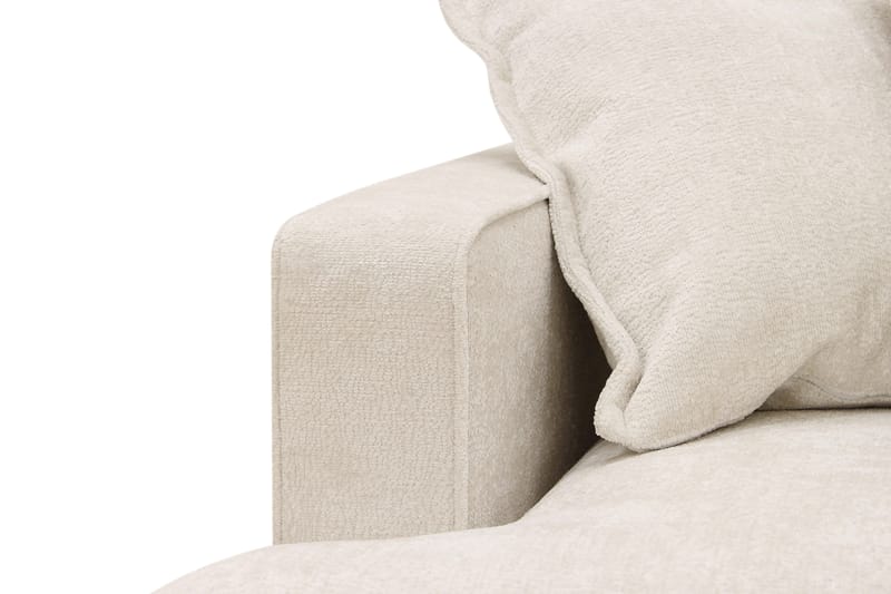 Rossita Lyx 5-sits Vänstervänd U-formad Extra djup Soffa med Divan och Schäslong i Chenille - Beige - Möbler - Vardagsrum - Soffor - U-soffor