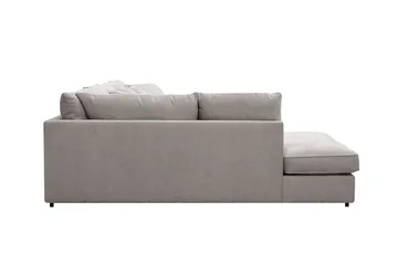 Rossita Lyx 5-sits Vänstervänd U-formad Extra djup Soffa med Divan och Schäslong i Chenille - Grå/Brun - Möbler - Vardagsrum - Soffor - U-soffor