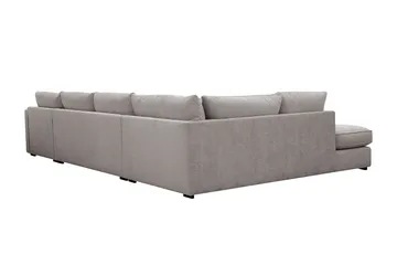 Rossita Lyx 5-sits Vänstervänd U-formad Extra djup Soffa med Divan och Schäslong i Chenille - Grå/Brun - Möbler - Vardagsrum - Soffor - U-soffor