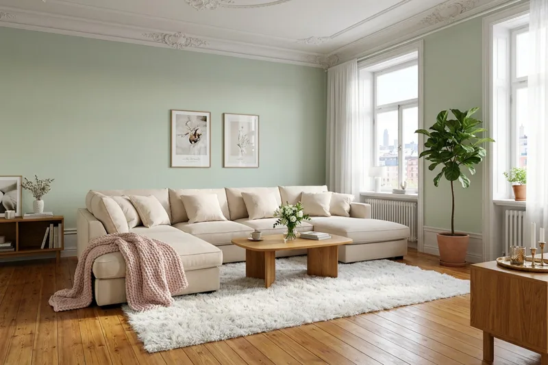 Rossita Lyx 5-sits Vänstervänd U-formad Extra djup Soffa med Divan och Schäslong i Manchester - Beige - Möbler - Vardagsrum - Soffor - U-soffor