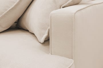 Rossita Lyx 5-sits Vänstervänd U-formad Extra djup Soffa med Divan och Schäslong i Manchester - Beige - Möbler - Vardagsrum - Soffor - U-soffor