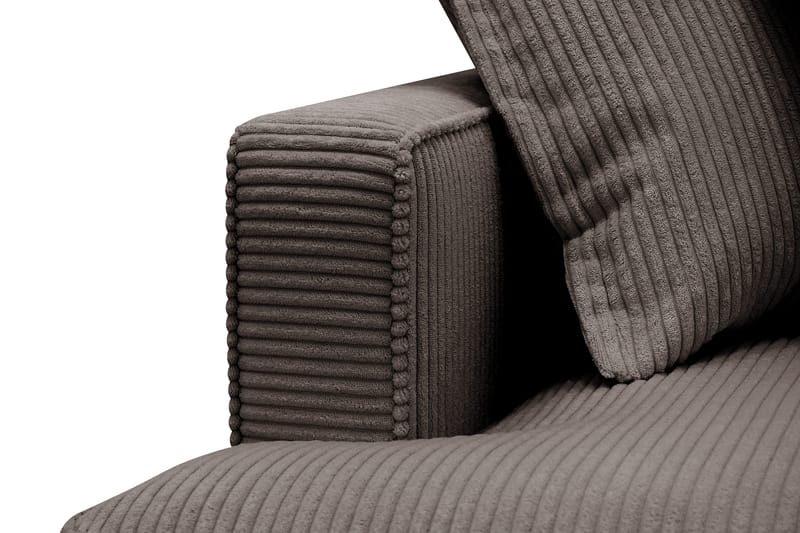 Rossita Lyx 5-sits Vänstervänd U-formad Extra djup Soffa med Divan och Schäslong i Manchester - Brun - Möbler - Vardagsrum - Soffor - U-soffor