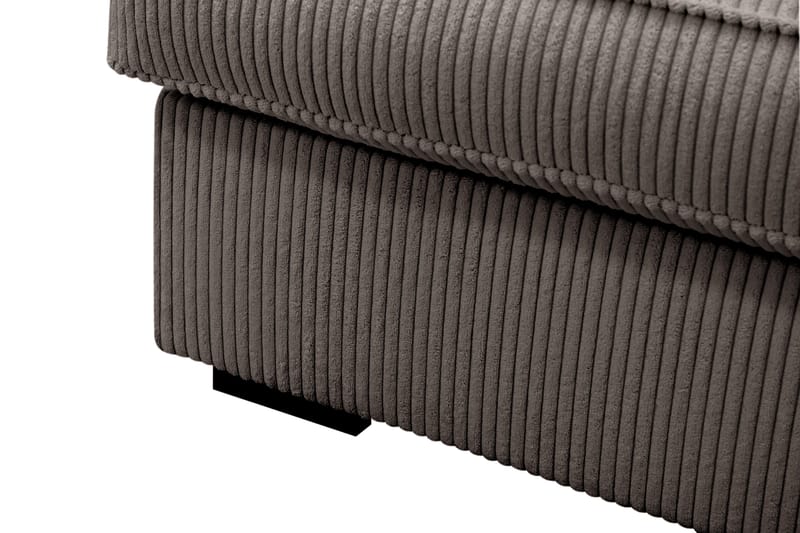 Rossita Lyx 5-sits Vänstervänd U-formad Extra djup Soffa med Divan och Schäslong i Manchester - Brun - Möbler - Vardagsrum - Soffor - U-soffor