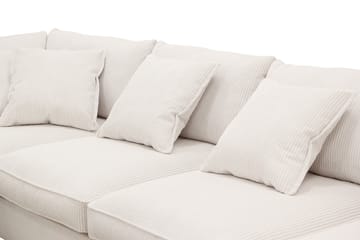 Rossita Lyx 5-sits Vänstervänd U-formad Extra djup Soffa med Divan och Schäslong i Manchester - Offwhite - Möbler - Vardagsrum - Soffor - U-soffor