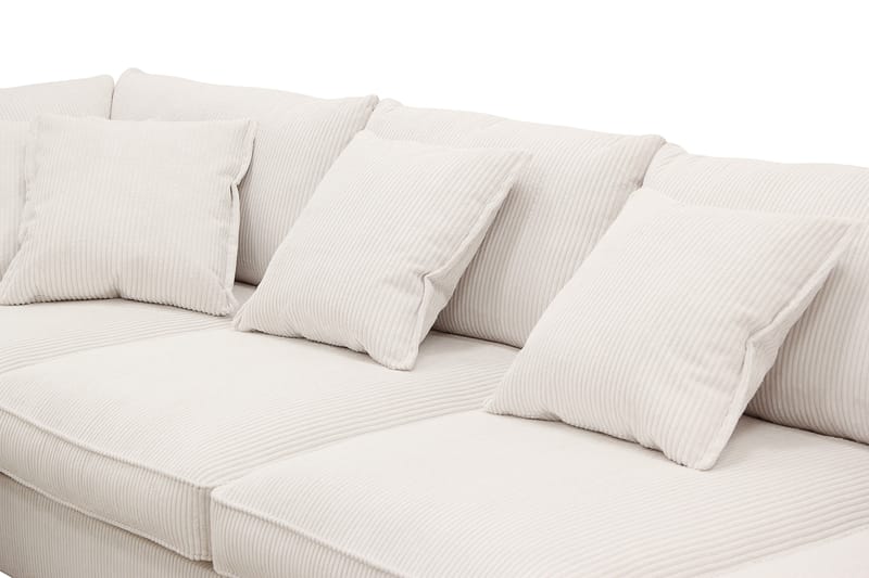 Rossita Lyx 5-sits Vänstervänd U-formad Extra djup Soffa med Divan och Schäslong i Manchester - Offwhite - Möbler - Vardagsrum - Soffor - U-soffor