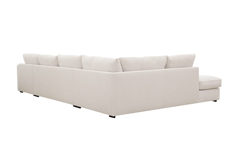 Rossita Lyx 5-sits Vänstervänd U-formad Extra djup Soffa med Divan och Schäslong i Manchester - Offwhite - Möbler - Vardagsrum - Soffor - U-soffor