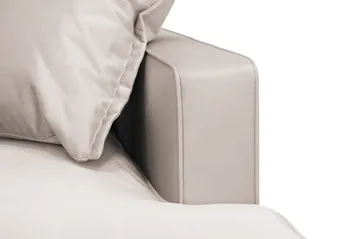 Rossita Lyx 5-sits Vänstervänd U-formad Extra djup Soffa med Divan och Schäslong i Sammet - Beige - Möbler - Vardagsrum - Soffor - Sammetssoffor