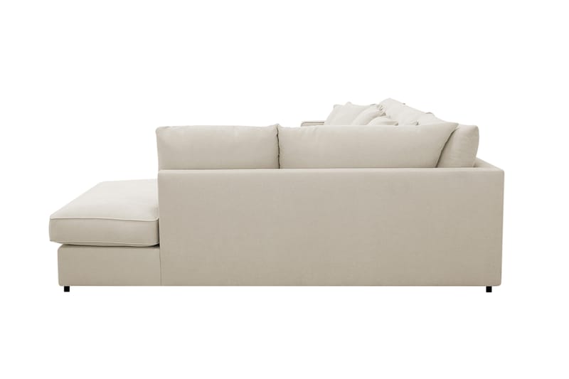 Rossita Lyx 5-sits Vänstervänd U-formad Extra djup Soffa med Divan och Schäslong i Tyg - Beige - Möbler - Vardagsrum - Soffor - U-soffor
