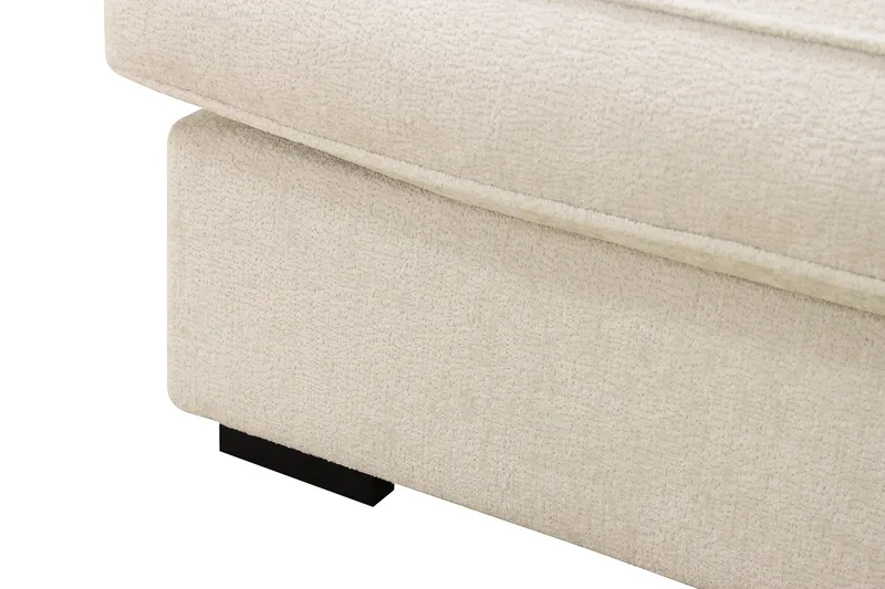 Rossita Lyx 6-sits Högervänd U-formad Extra djup Soffa med Divan och Schäslong i Chenille - Beige - Möbler - Vardagsrum - Soffor - U-soffor