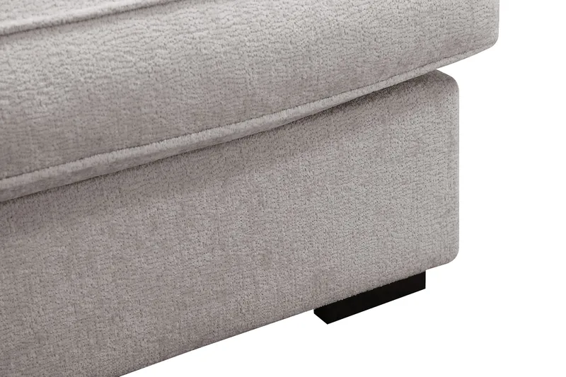 Rossita Lyx 6-sits Högervänd U-formad Extra djup Soffa med Divan och Schäslong i Chenille - Grå - Möbler - Vardagsrum - Soffor - U-soffor