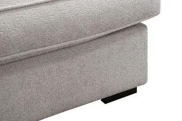 Rossita Lyx 6-sits Högervänd U-formad Extra djup Soffa med Divan och Schäslong i Chenille - Grå/Brun - Möbler - Vardagsrum - Soffor - U-soffor