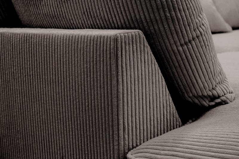 Rossita Lyx 6-sits Högervänd U-formad Extra djup Soffa med Divan och Schäslong i Manchester - Brun - Möbler - Vardagsrum - Soffor - U-soffor