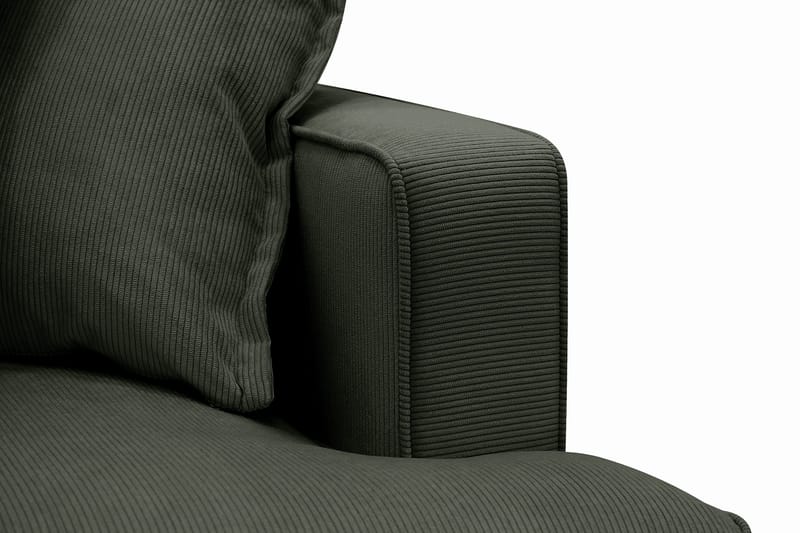 Rossita Lyx 6-sits Högervänd U-formad Extra djup Soffa med Divan och Schäslong i Manchester - Mörkgrön - Möbler - Vardagsrum - Soffor - U-soffor