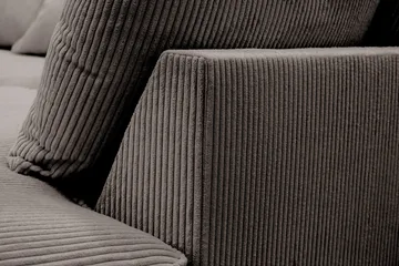 Rossita Lyx 6-sits Högervänd U-formad Extra djup Soffa med Divan och Schäslong i Manchester - Taupe - Möbler - Vardagsrum - Soffor - U-soffor