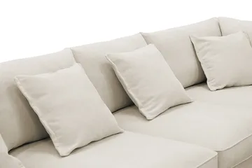 Rossita Lyx 6-sits Högervänd U-formad Extra djup Soffa med Divan och Schäslong i Tyg - Beige - Möbler - Vardagsrum - Soffor - U-soffor