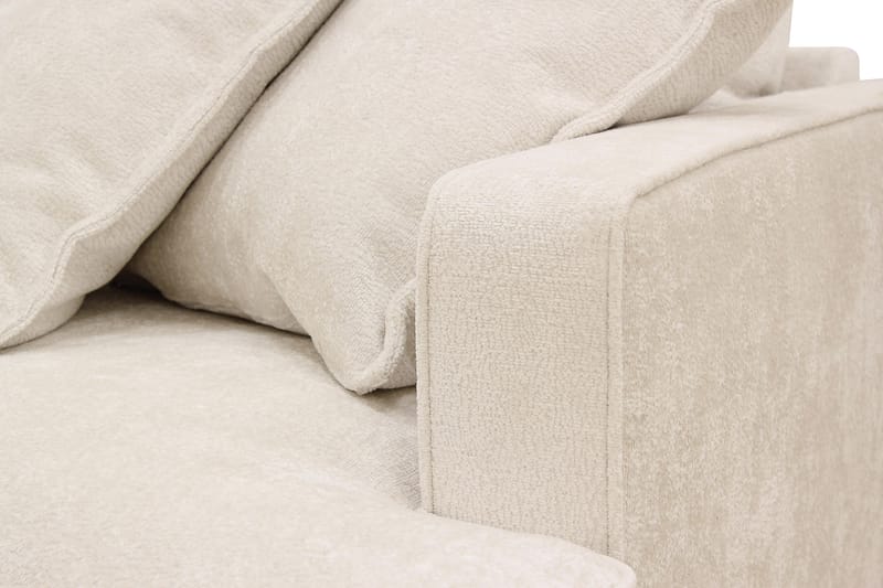 Rossita Lyx 6-sits Vänsterv änd U-formad Extra djup Soffa med Divan och Schäslong i Chenille - Beige - Möbler - Vardagsrum - Soffor - U-soffor