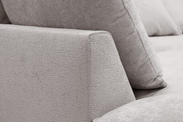 Rossita Lyx 6-sits Vänstervänd U-formad Extra djup Soffa med Divan och Schäslong i Chenille - Trenza 08, Grå/Brun Chenille - Möbler - Vardagsrum - Soffor - U-soffor