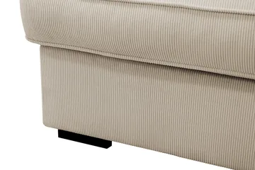 Rossita Lyx 6-sits Vänstervänd U-formad Extra djup Soffa med Divan och Schäslong i Manchester - Kräm - Möbler - Vardagsrum - Soffor - U-soffor