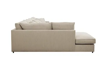 Rossita Lyx 6-sits Vänstervänd U-formad Extra djup Soffa med Divan och Schäslong i Manchester - Kräm - Möbler - Vardagsrum - Soffor - U-soffor