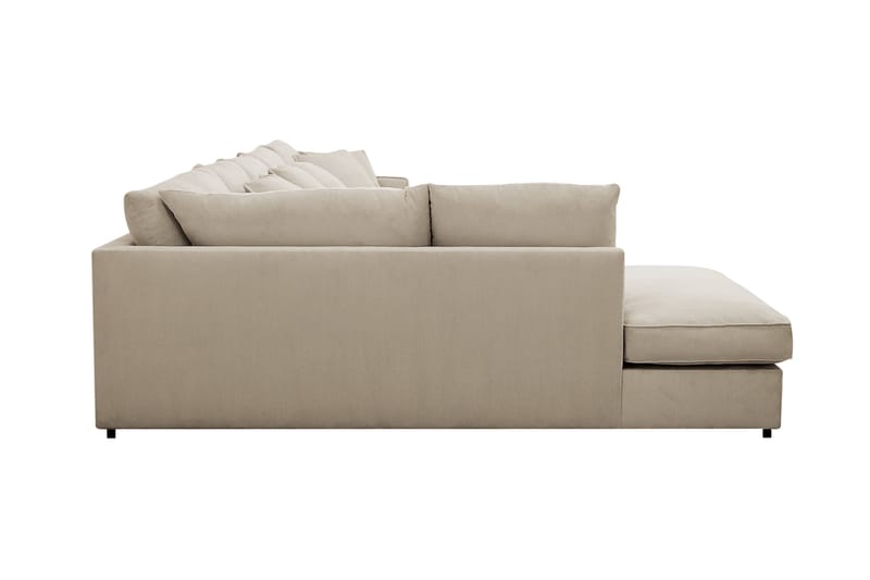 Rossita Lyx 6-sits Vänstervänd U-formad Extra djup Soffa med Divan och Schäslong i Manchester - Kräm - Möbler - Vardagsrum - Soffor - U-soffor