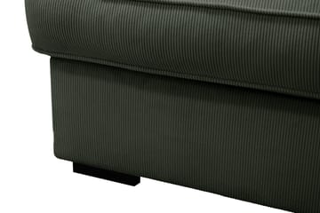 Rossita Lyx 6-sits Vänstervänd U-formad Extra djup Soffa med Divan och Schäslong i Manchester - Mörkgrön - Möbler - Vardagsrum - Soffor - U-soffor